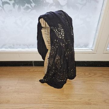 ZGAN Didi (antracietgrijs) sjaal  studs 145cm (L)x112cm (B) beschikbaar voor biedingen