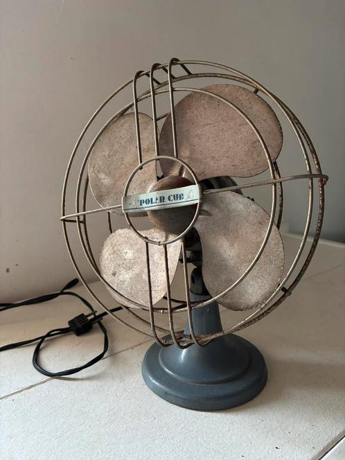 Zeldzaam collectible fan/ventilator Polar Club Gilbert, Antiek en Kunst, Antiek | Overige Antiek, Ophalen of Verzenden