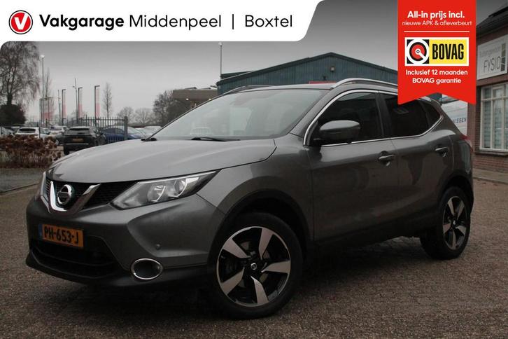 Nissan QASHQAI 1.6 Tekna 17" | Trekhaak | 360° | Cruise, Auto's, Nissan, Bedrijf, Te koop, Qashqai, 360° camera, ABS, Achteruitrijcamera