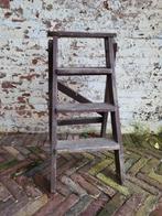Brocante franse trap, trapje,ladder / allegonda, Antiek en Kunst, Ophalen of Verzenden