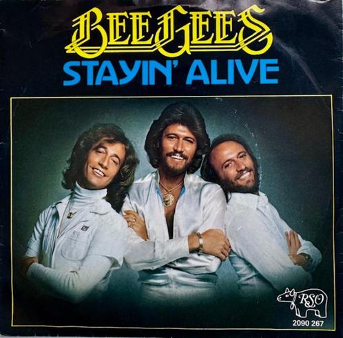 Bee Gees - Stayin Alive, Cd's en Dvd's, Vinyl Singles, Zo goed als nieuw, Single, Pop, 7 inch, Ophalen of Verzenden