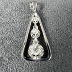 Gouden Hanger | 18k* |3,23g| 3xbriljant in driehoek | 400877, Sieraden, Tassen en Uiterlijk, Gebruikt, Overige voorstellingen