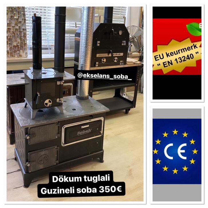 Kachel kuzine soba kuzinelisoba houtkachel, Huis en Inrichting, Kachels, Zo goed als nieuw, Houtkachel, Hout, Ophalen of Verzenden