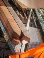 Azobe Palen Hardhout - 250cm 6x6cm, Ophalen of Verzenden, 50 mm of meer, Balk, Minder dan 200 cm