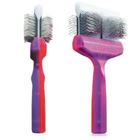 Activet paars rode dubbele hondenborstel, Dieren en Toebehoren, Honden-accessoires, Ophalen of Verzenden