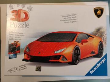 3D Puzzel - Lamborghini Hurucan 3D Puzzel beschikbaar voor biedingen