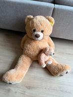 Mega teddy beer + kleine beer nieuw!, Verzamelen, Ophalen of Verzenden, Nieuw, Stoffen beer, Overige merken