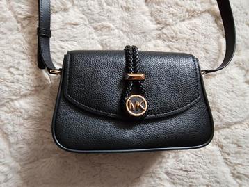 Michael Kors Leren Schoudertas - Zwart beschikbaar voor biedingen