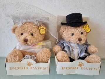 Orig., Posh Paws, HUWELIJKS/BRUIDSPAAR, 2, Nieuw!