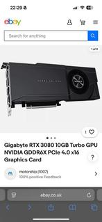 RTX 3080 Turbo, Computers en Software, Videokaarten, Ophalen of Verzenden, Zo goed als nieuw, GDDR6, PCI-Express 4