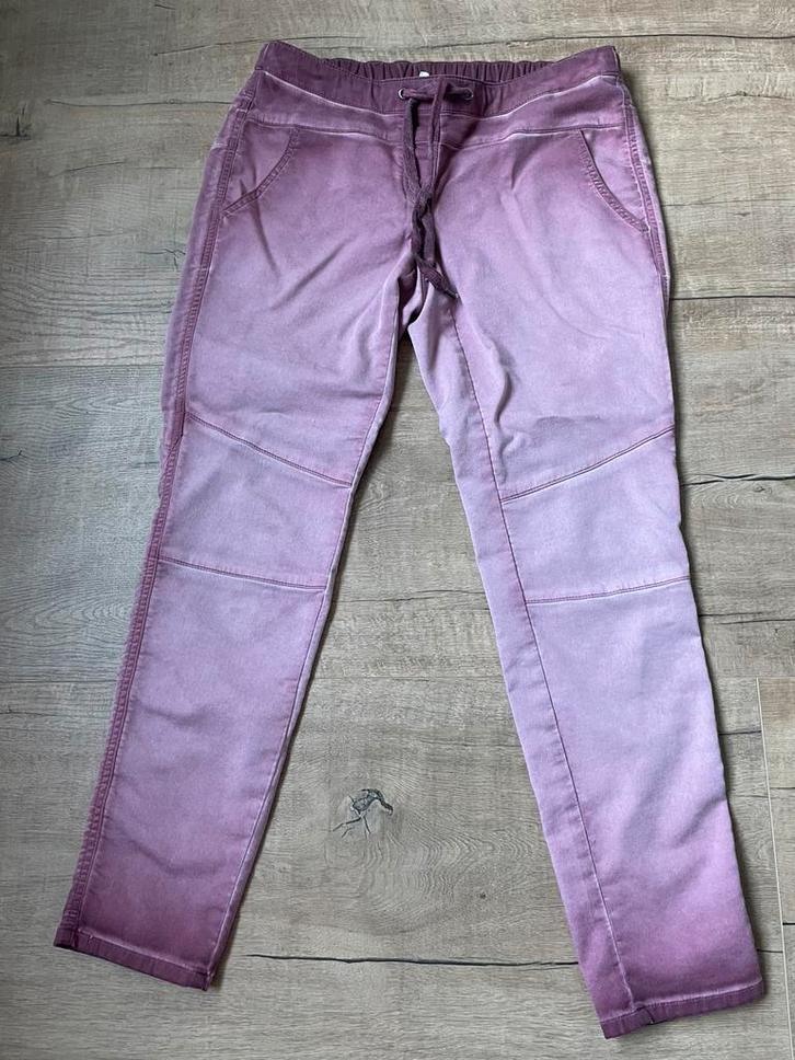 Loungepants van Taifun maat 40, Kleding | Dames, Broeken en Pantalons, Zo goed als nieuw, Maat 38/40 (M), Paars, Lang, Ophalen of Verzenden