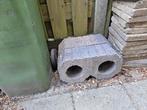 hol betonblok, 2 stuks, Tuin en Terras, Vijvers, Ophalen, Gebruikt