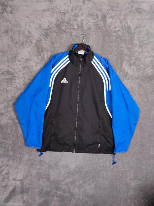 Vintage Adidas Jas XL Windbreaker Jacket, Kleding | Heren, Jassen | Zomer, Zo goed als nieuw, Maat 56/58 (XL), Zwart, Ophalen of Verzenden