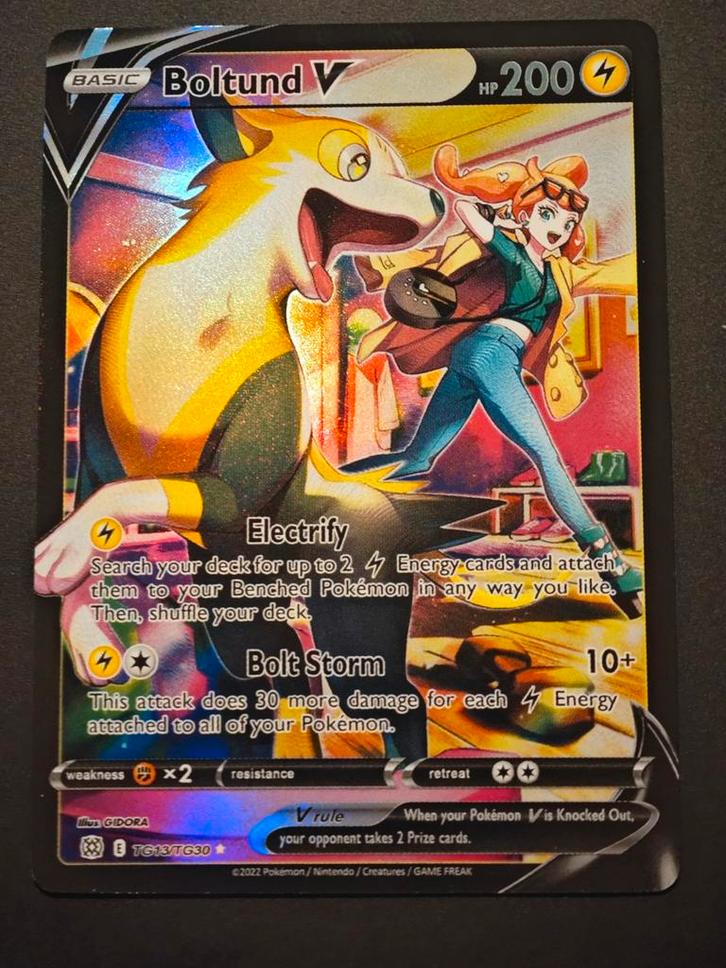 Boltund V TG13/TG30 [Proxy], Hobby en Vrije tijd, Verzamelkaartspellen | Pokémon, Zo goed als nieuw, Losse kaart, Ophalen of Verzenden