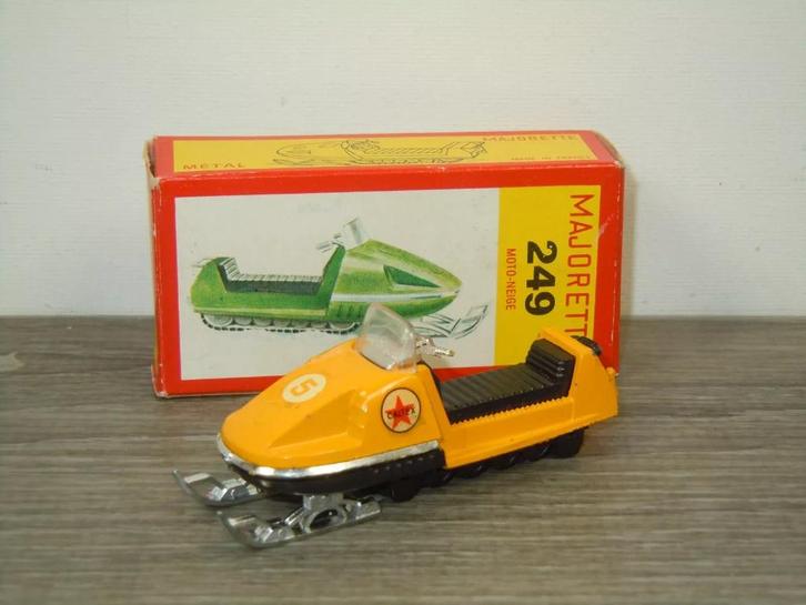 Moto-Neige Mobil Oil - Majorette 249 France, Hobby en Vrije tijd, Modelauto's | Overige schalen, Zo goed als nieuw, Auto, Verzenden
