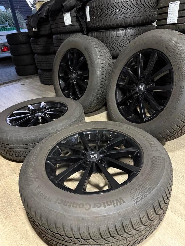 IT Wheels 17 inch velgen met Continental winterbanden, Auto-onderdelen, Banden en Velgen, Banden en Velgen, Winterbanden, 17 inch