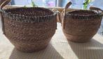 NATUURPRODUCT MANDEN DECO HOGER SEGMENT - SETPRIJS 40,- EURO, Overige materialen, Mand, Rond, Ophalen of Verzenden