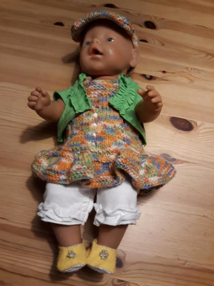 Zelf gemaakte Poppenkleertjes voor pop 43 cm., Kinderen en Baby's, Speelgoed | Poppen, Nieuw, Babypop, Ophalen of Verzenden