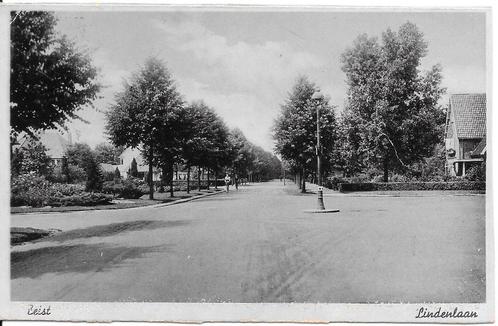 Zeist, Lindenlaan Kruising 1941 Aristoteleslaan, Verzamelen, Ansichtkaarten | Nederland, Gelopen, Utrecht, 1940 tot 1960, Ophalen of Verzenden