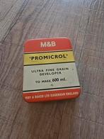 M&B Promicrol Ultra Fine Grain Developer May & Baker blik, Ophalen of Verzenden, Overige