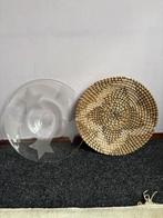 Twee decoratieve borden, Gebruikt, Schaal, Rond, Ophalen of Verzenden
