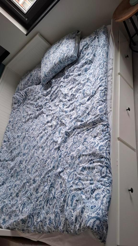 Mooi Ikea Hemnes bed 80x200 uitschuifbaar tot 160x200, Huis en Inrichting, Slaapkamer | Bedden, Gebruikt, Eenpersoons, 80 cm, 200 cm