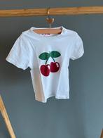 Wit T-shirt met kersen - Maat 2 jaar, Ophalen of Verzenden, Zo goed als nieuw