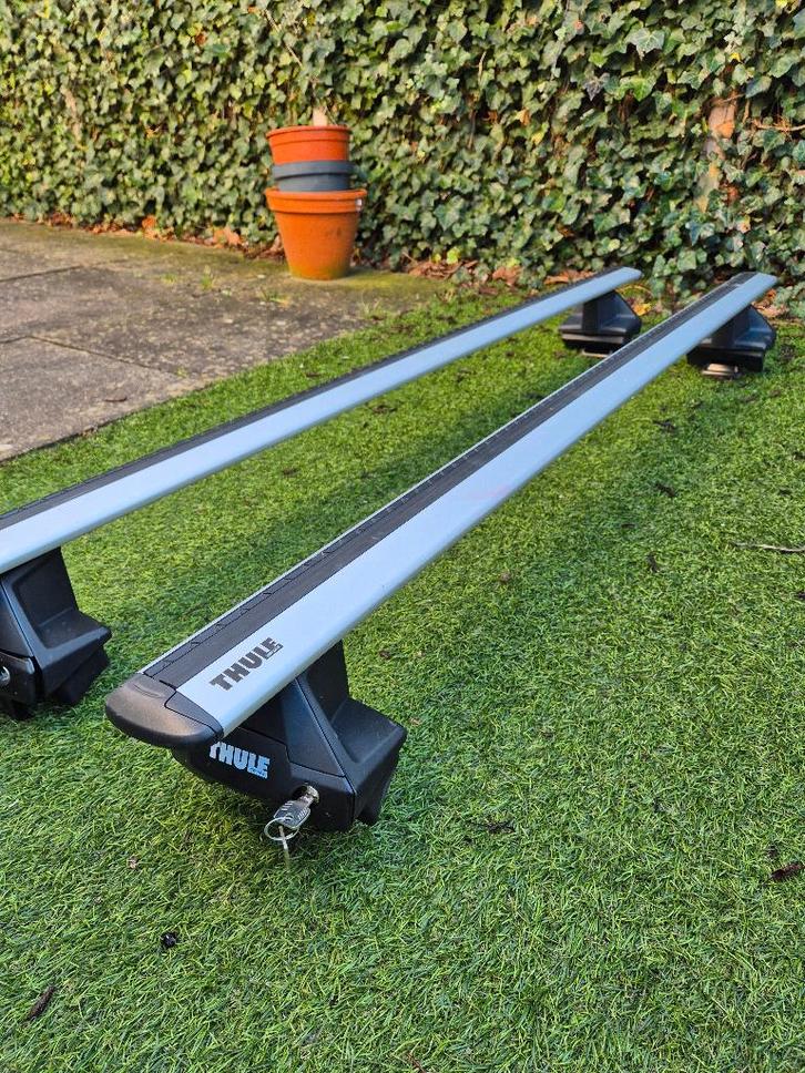 Thule WingBar dakdragers zonder dakrailing, Auto diversen, Dakdragers, Zo goed als nieuw, Ophalen of Verzenden