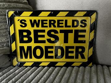’s Werelds beste moeder, metalen giftcard beschikbaar voor biedingen