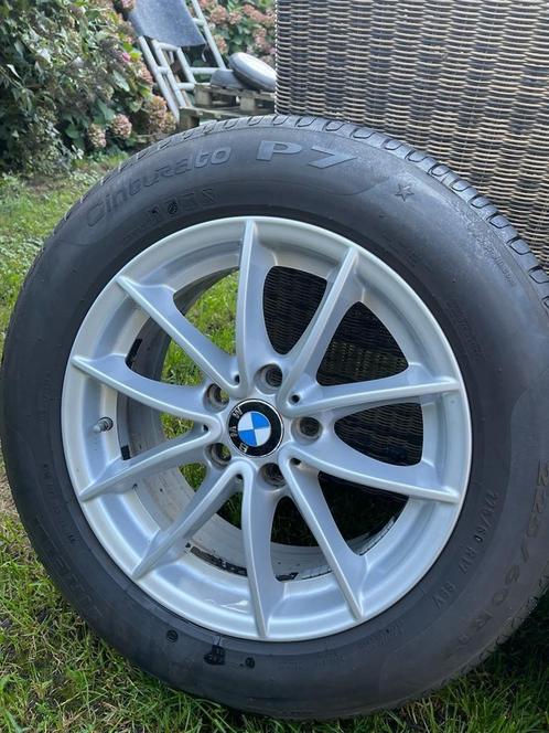 originele BMW X3 Velgen set F25 304 style zomerset 225/60-17, Auto-onderdelen, Banden en Velgen, Velg(en), Zomerbanden, 17 inch