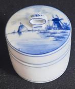 Delfts blauw porceleinen potje, Antiek en Kunst, Antiek | Keramiek en Aardewerk, Ophalen of Verzenden