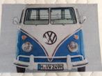 VW Bus T1 voetenmatje 50 x 70 cm blauw NIEUW, Ophalen of Verzenden, Zo goed als nieuw, Auto's
