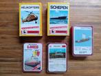 Set van 5 oude kwartetspellen, transport, Ophalen of Verzenden, Gebruikt, Kwartet(ten)