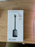 USB-C naar HDMI Adapter - Satechi 4K, Computers en Software, Dockingstations, Ophalen of Verzenden, Nieuw, Docking station, Laptop