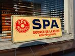Vintage SPA Reclamebord - Source de la Reine, Verzamelen, Merken en Reclamevoorwerpen, Reclamebord, Gebruikt, ., Ophalen of Verzenden