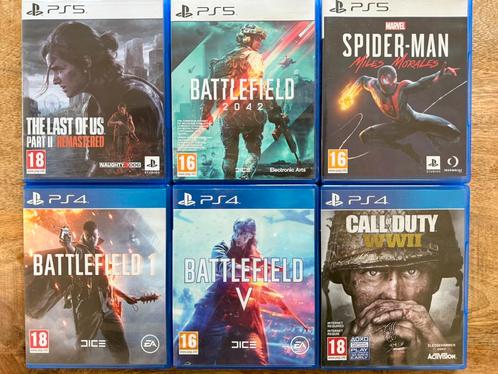 PS5 & PS4 games, Spelcomputers en Games, Games | Sony PlayStation 5, Zo goed als nieuw, Ophalen of Verzenden