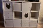 Kallax kast met inzetten, Ophalen, Gebruikt, Met deur(en), 100 tot 150 cm