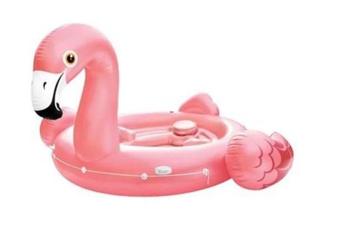 Floating flamingo 8 personen, Kinderen en Baby's, Speelgoed | Buiten | Opblaasfiguren, Zo goed als nieuw, Ophalen
