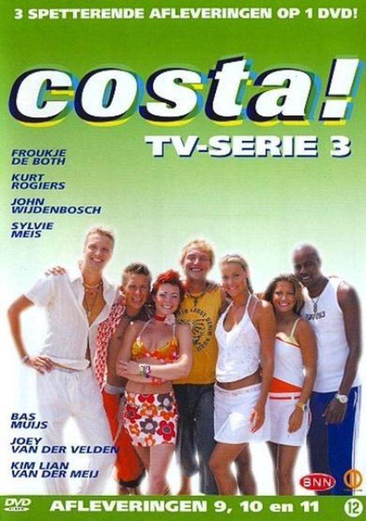 Costa - Tv - Serie 3 - Deel 9 10 11 DVD, Cd's en Dvd's, Dvd's | Tv en Series, Zo goed als nieuw, Komedie, Vanaf 12 jaar, Verzenden