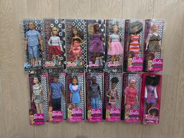 Verzameling Barbie / Ken Fashionistas - 14 stuks (NRFB) beschikbaar voor biedingen