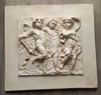 Bas-reliëf van drie engeltjes 39,5 x 36,7 cm, Antiek en Kunst, Ophalen