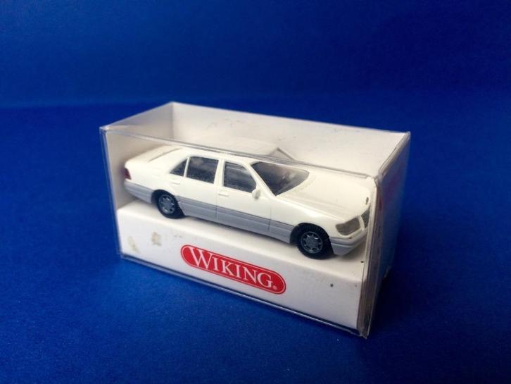 wiking	1580420	Mercedes Benz S 500 wit	1/87	H0, Hobby en Vrije tijd, Modelauto's | 1:87, Zo goed als nieuw, Auto, Wiking, Ophalen of Verzenden