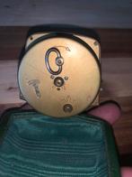 Junghans Bivox Reiswekker met Groene Lederen Etui, Ophalen of Verzenden