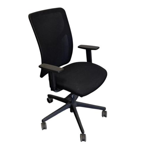 Bureaustoel Zwart Netweave, Huis en Inrichting, Bureaustoelen, Gebruikt, Bureaustoel, Zwart, Ergonomisch, Ophalen of Verzenden