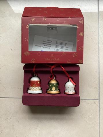 Villeroy en Boch My Christmas Tree 2 hangende ornamenten beschikbaar voor biedingen