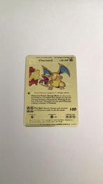 Charizard Iron Card – Goudkleurig – 4/102, Ophalen, Zo goed als nieuw, Losse kaart