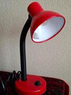 Rode vintage Herda bureaulamp, Ophalen of Verzenden