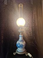 FRAAIE ANTIEKE GROTE GEDECOREERDE LAMP, Ophalen