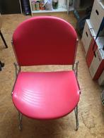stoelen, Ophalen, Zo goed als nieuw, Rood, Metaal