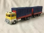 FORD vrachtwagen met aanhanger met huif bakken, Hobby en Vrije tijd, Modelauto's | 1:50, Ophalen of Verzenden, Gebruikt, Bus of Vrachtwagen